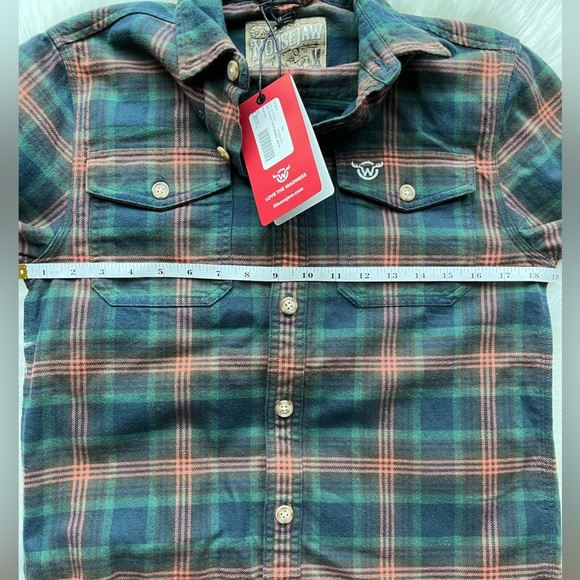 🆕 Moosejaw Men's Plaid Flannel Shirt XS Multicolor Long Sleeve Casual Unisex - Picture 9 of 10